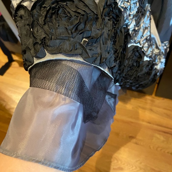 SL fashions black and silver dress - Picture 5 of 8